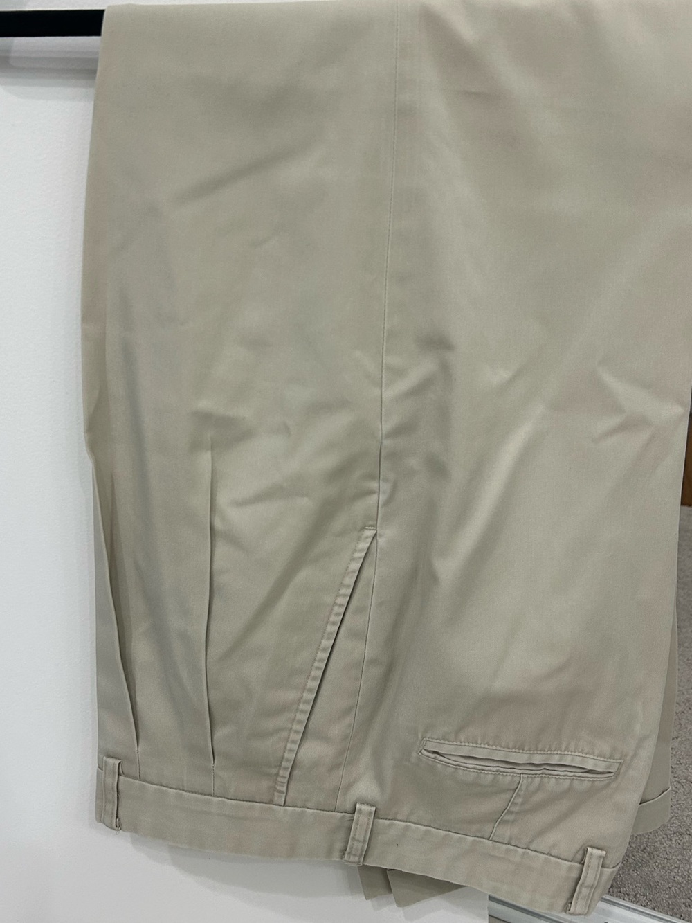 John W. Nordstrom Men's Khaki Chinos in Light Tan. Men’s size 35W x 33L.